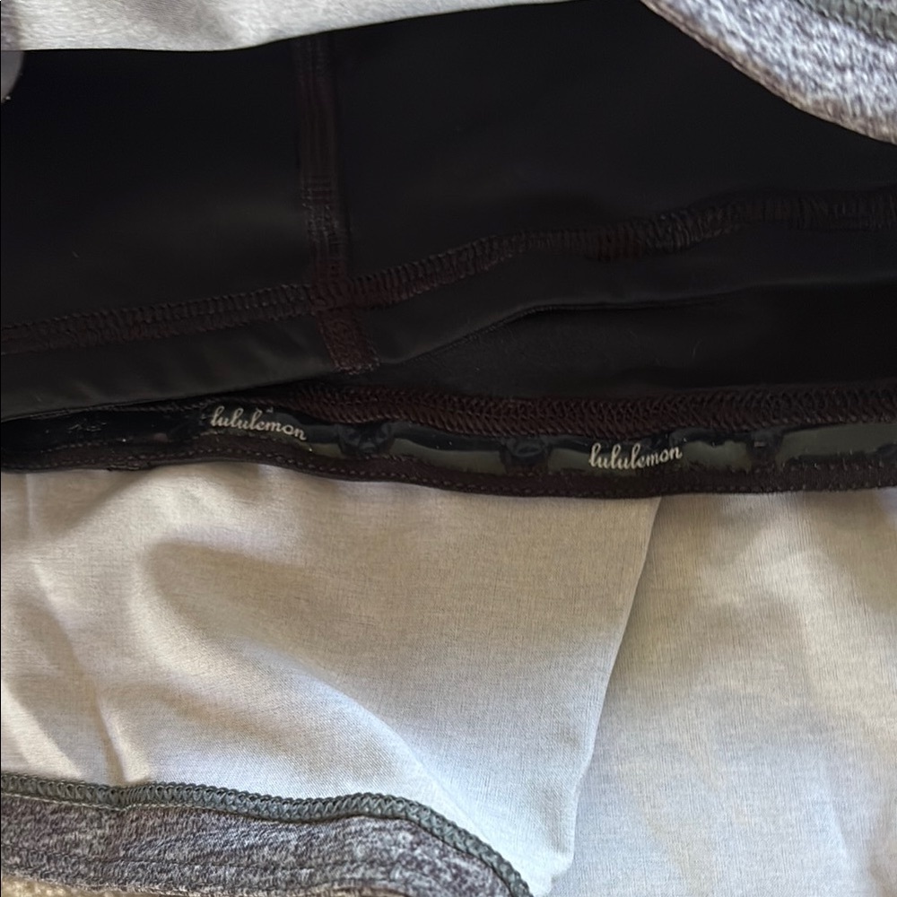 lululemon athletica Black and Gray Skirt